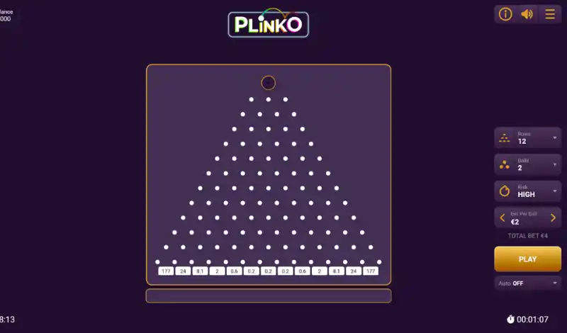 Plinko Ball game