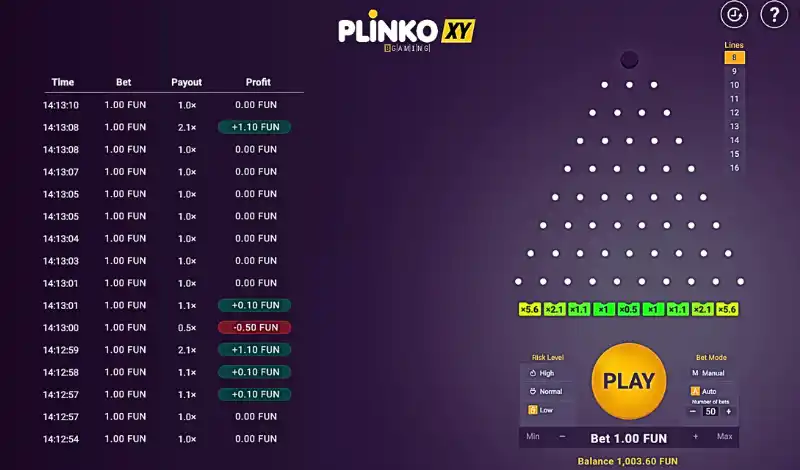 Plinko XY